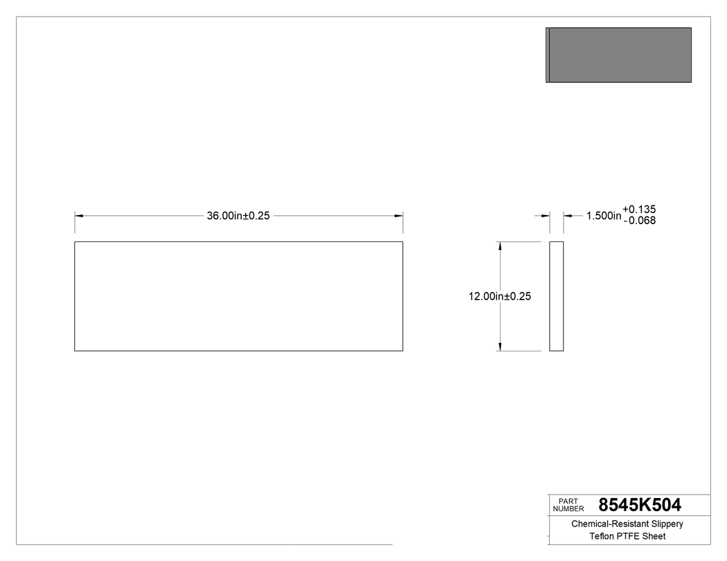 Technical drawing - 8545K504